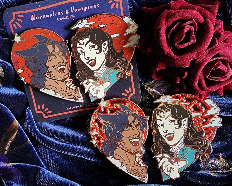 Enamel Pin Illustration